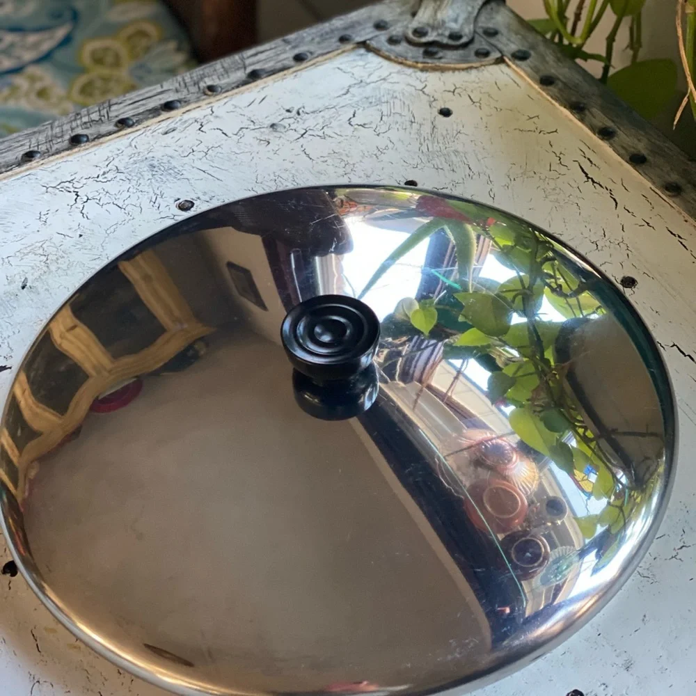 1 Revere Ware 12” ( 11 3/4”) Stainless Steel Lid